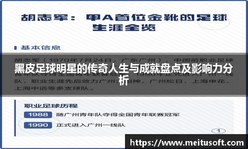 黑皮足球明星的传奇人生与成就盘点及影响力分析